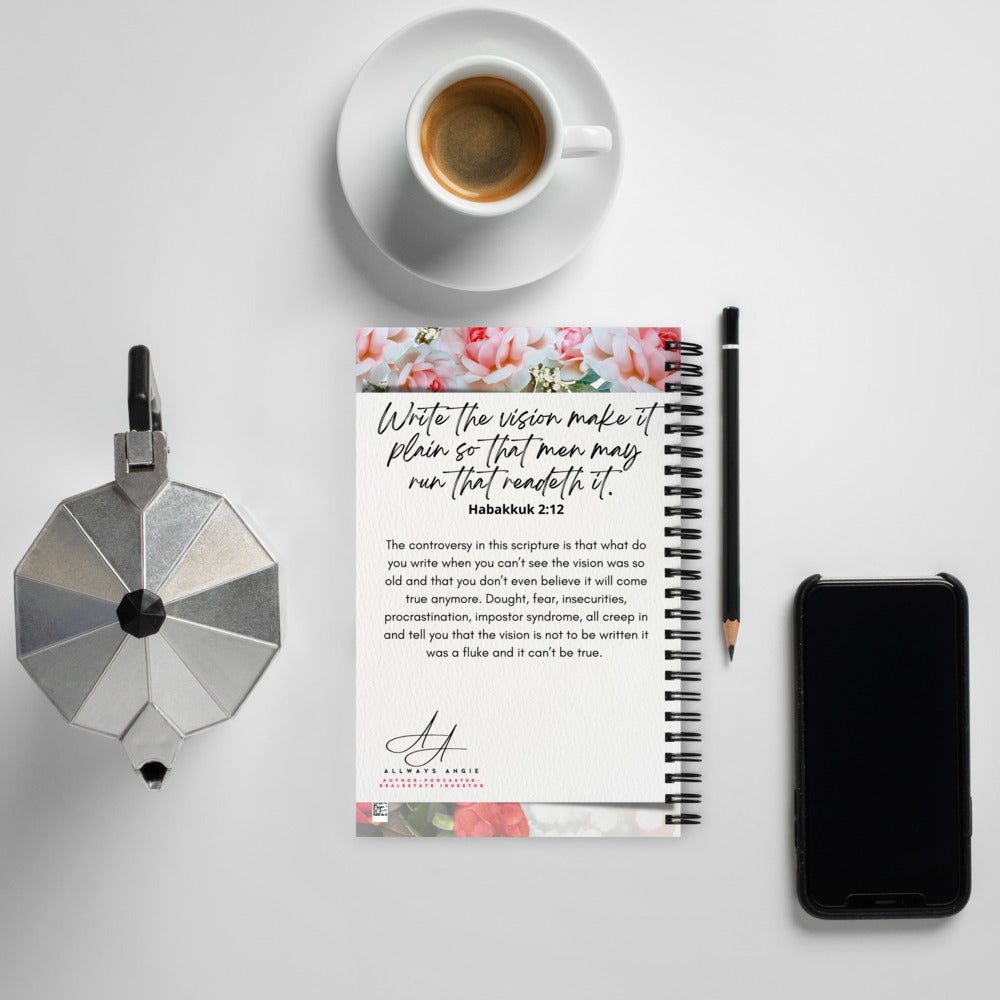 Write the vision and make it plain: Vision journal for women